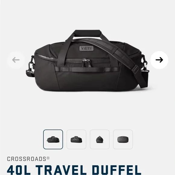 YETI Black Crossroads Duffle bag 40l - Picture 2 of 7